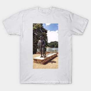 Stevie Ray Vaughan - Statue - Austin Town Lake T-Shirt